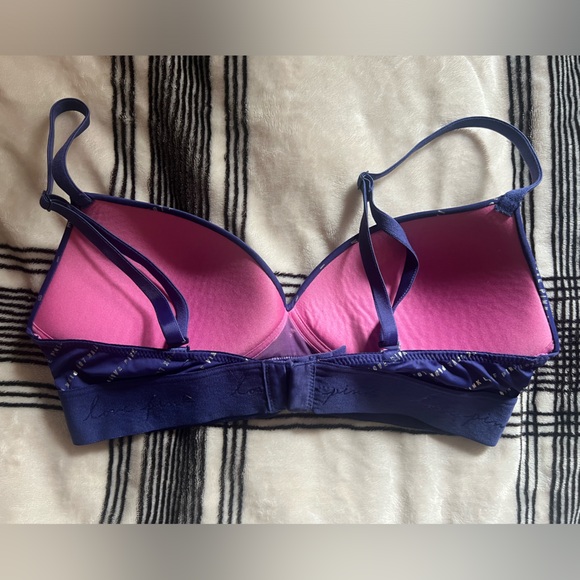 PINK Wireless Push Up Bra - Picture 2 of 3